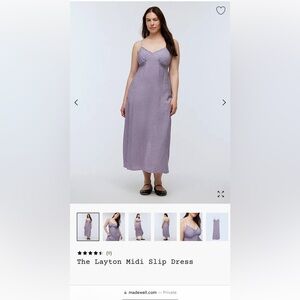 Madewell striped dress, new with tags